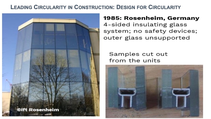 Cut out and tested. Samples taken from units already twenty-five years old retained more than ninety per cent of their original strength.