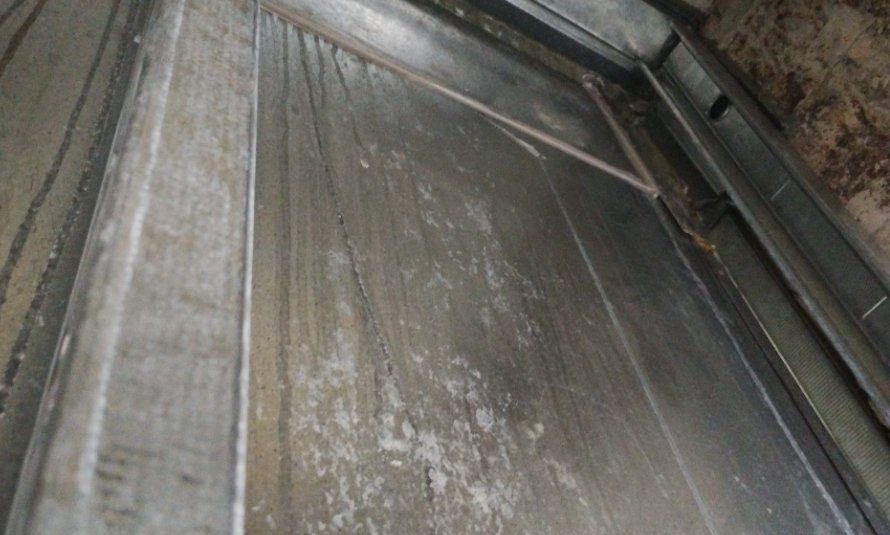 A fogged, failed insulated glass unit