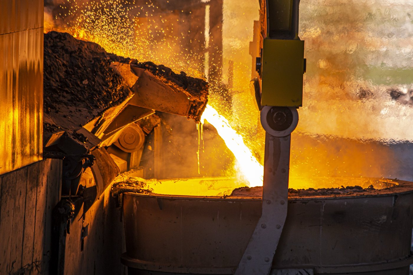 It stays steel. Recycled, steel retains its strength through repeated cycles; aluminium travels downward, from a large item to a can to a pen.