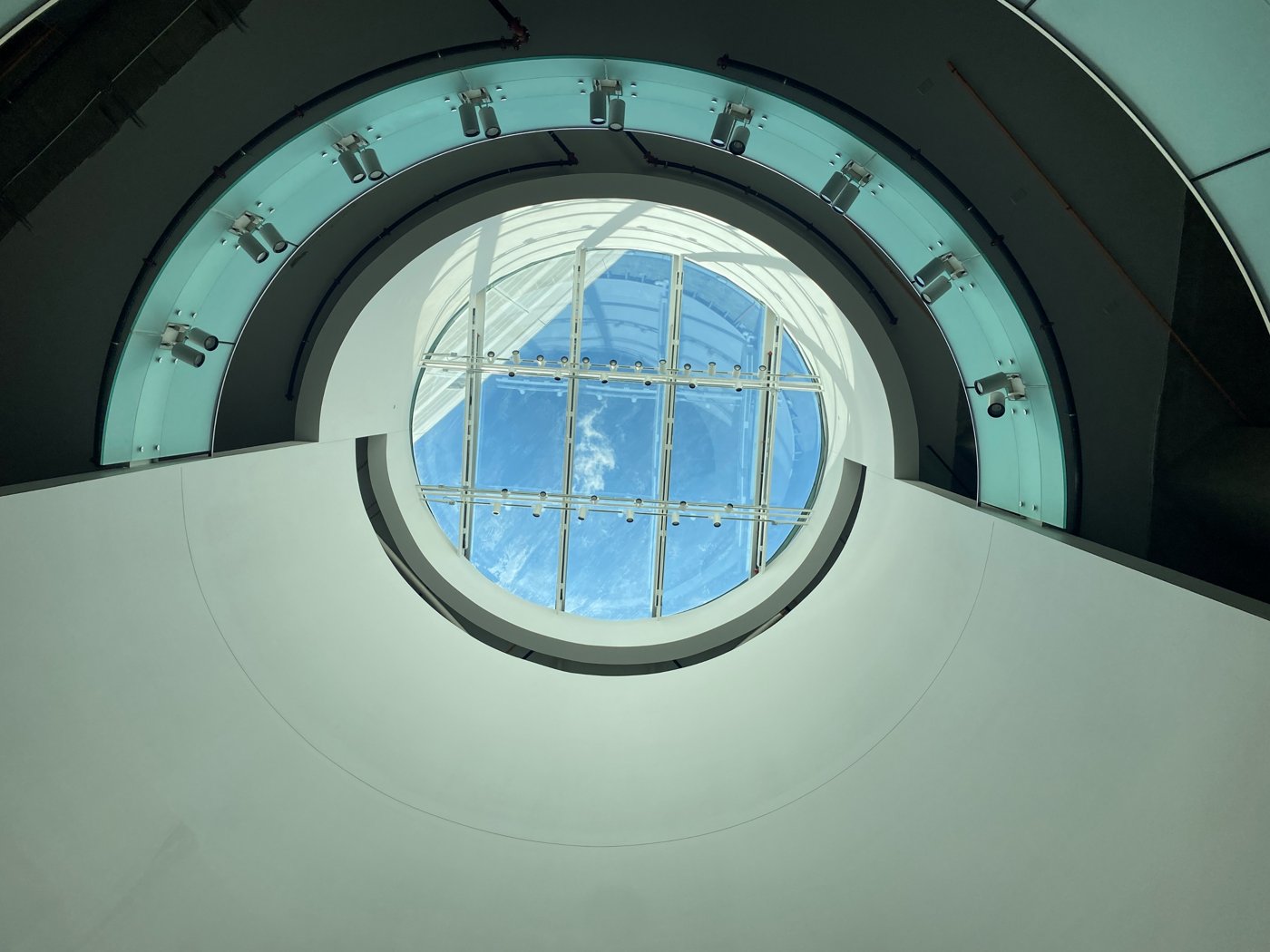 Oculus skylight interior