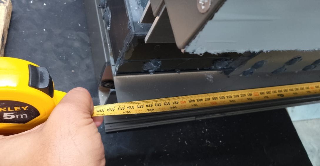 Measured to the millimetre. Pant described full-time engagement at the factory to hold extrusion and fabrication tolerances during panel production.