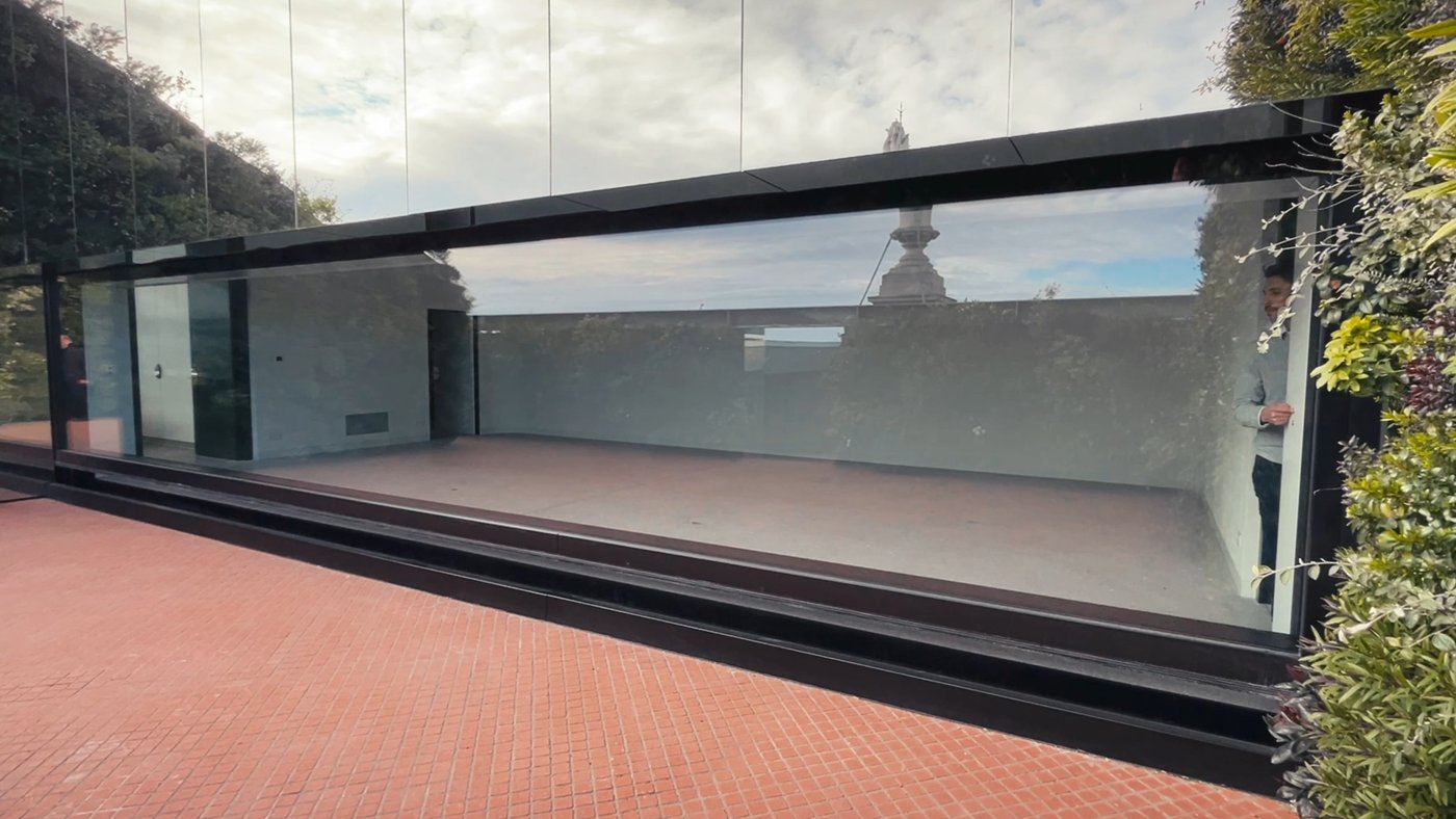 Large glazed opening