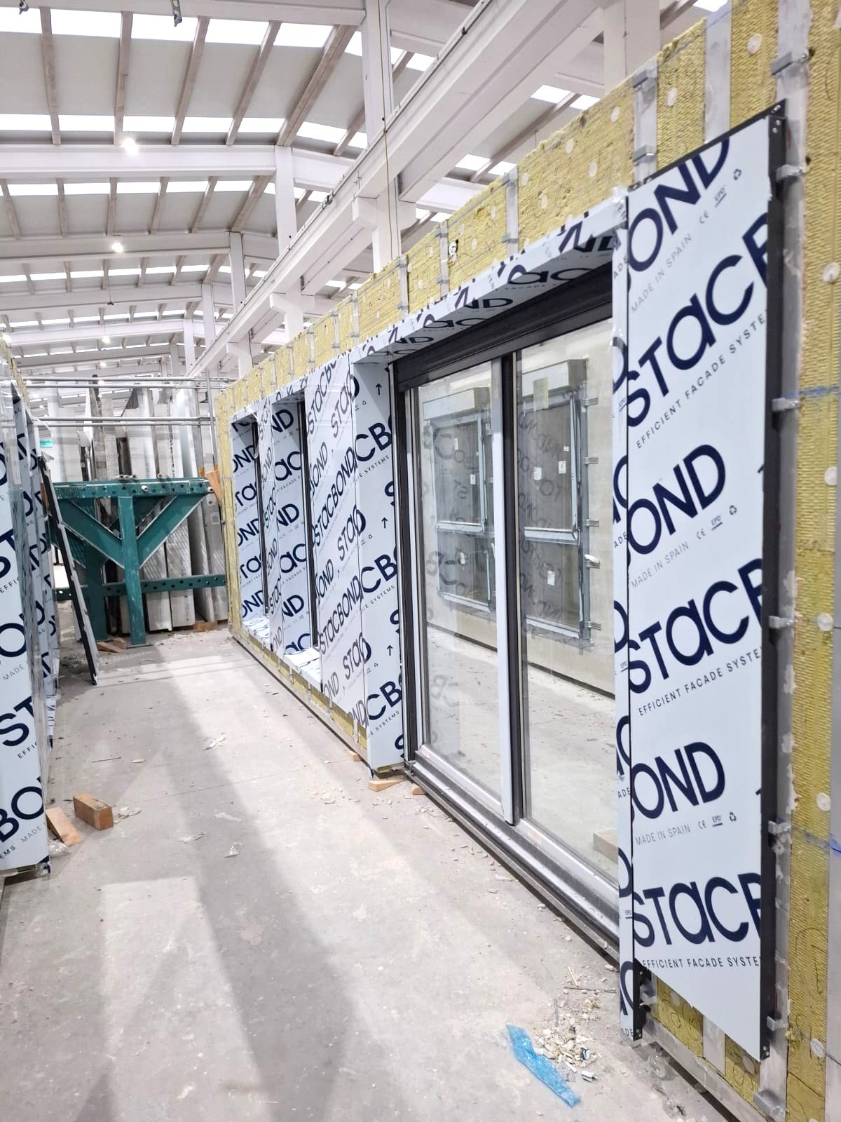 El acabado industrial forma parte del cerramiento