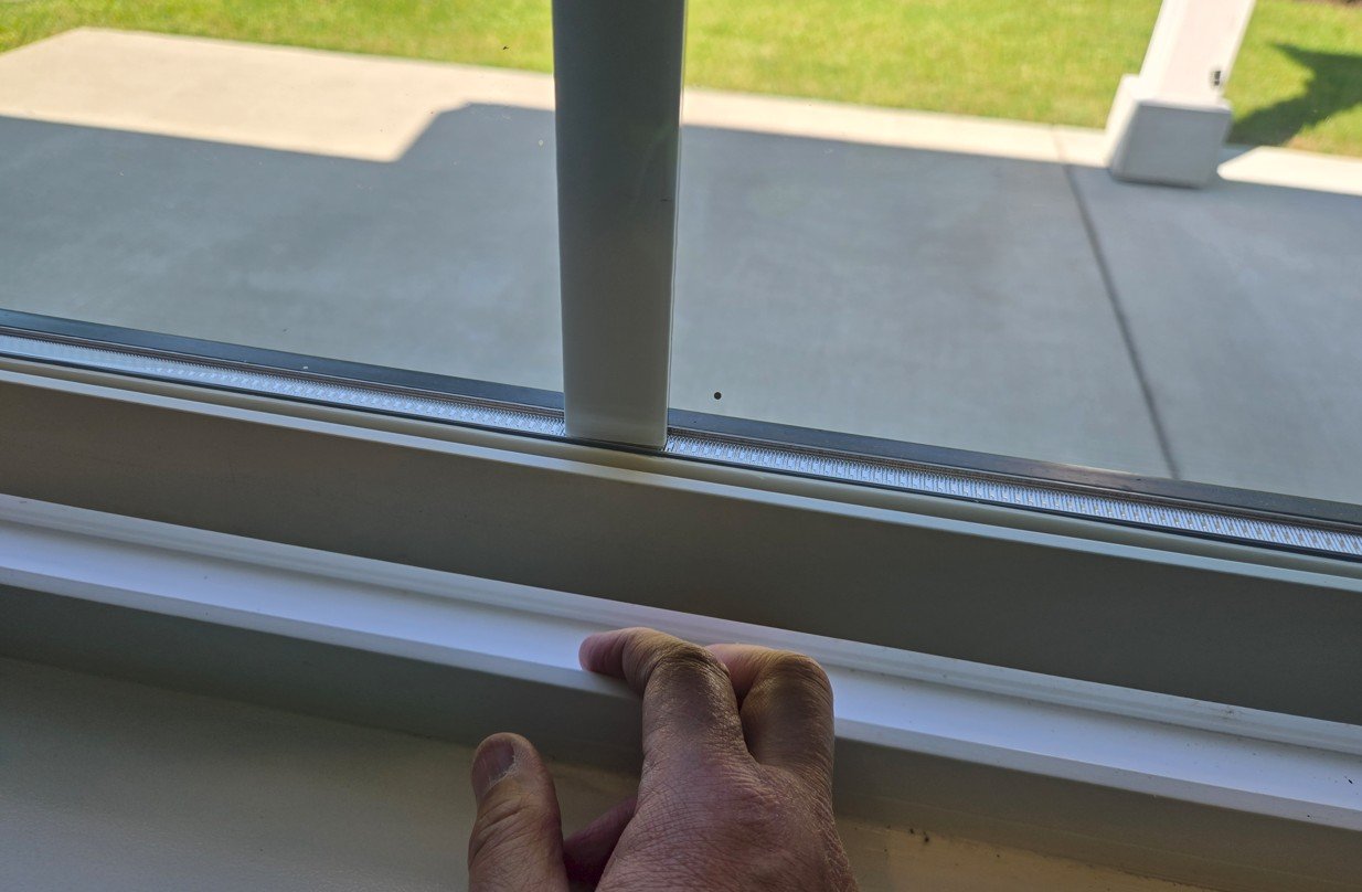Failing window at the sill