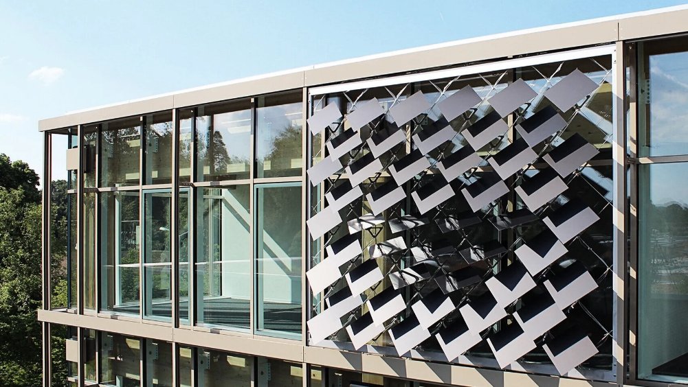 Responsive by design. Smart and dynamic facades bring sensors, actuators and shading into the wall so it can respond to the needs of the people inside.