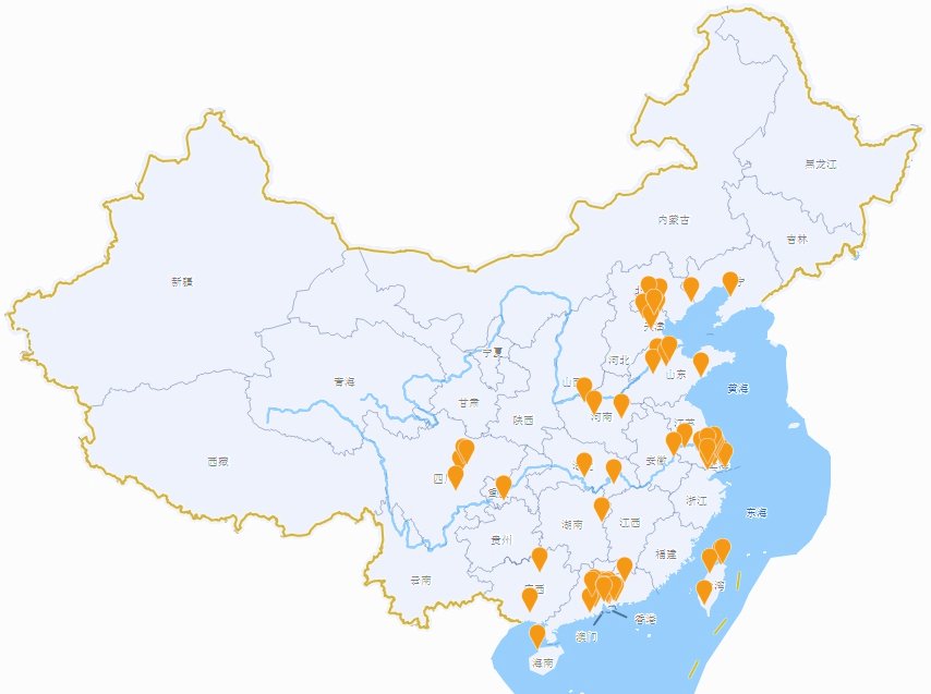 Sixty-four audited laminators. Twenty lines in South China, eighteen in the east, twelve in the north, five each in central China and the southwest, and four in Taiwan.