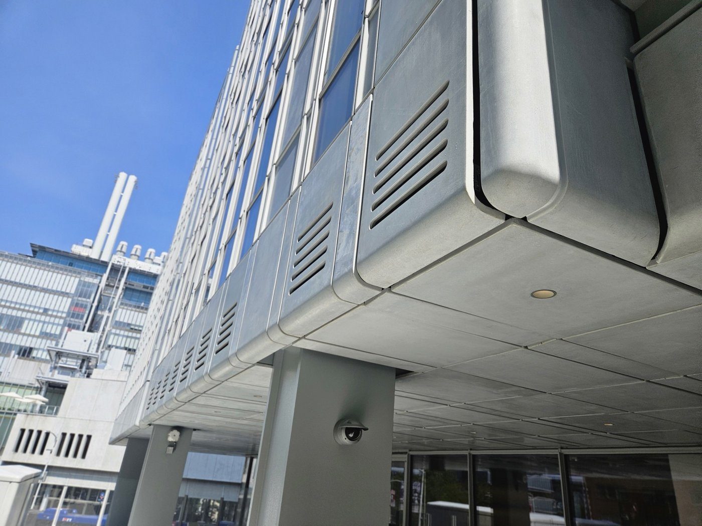 The completed 600 West 125th Street façade