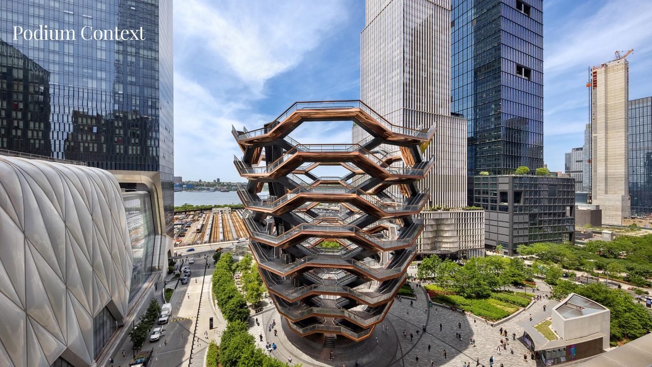 70 Hudson Yards tower above the Vessel