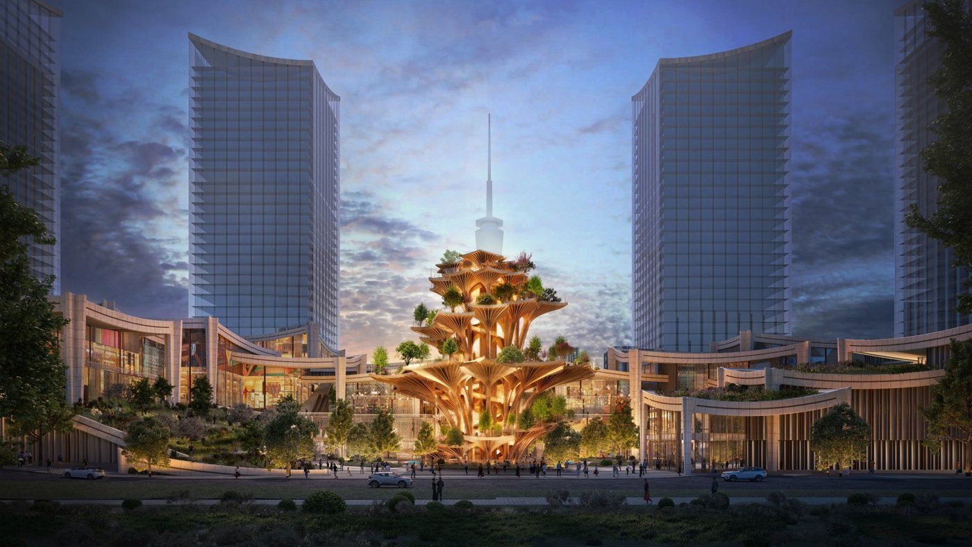 The district is designed as a public destination