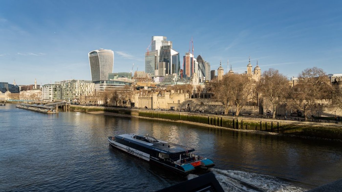 Tower Bridge and the City skyline today