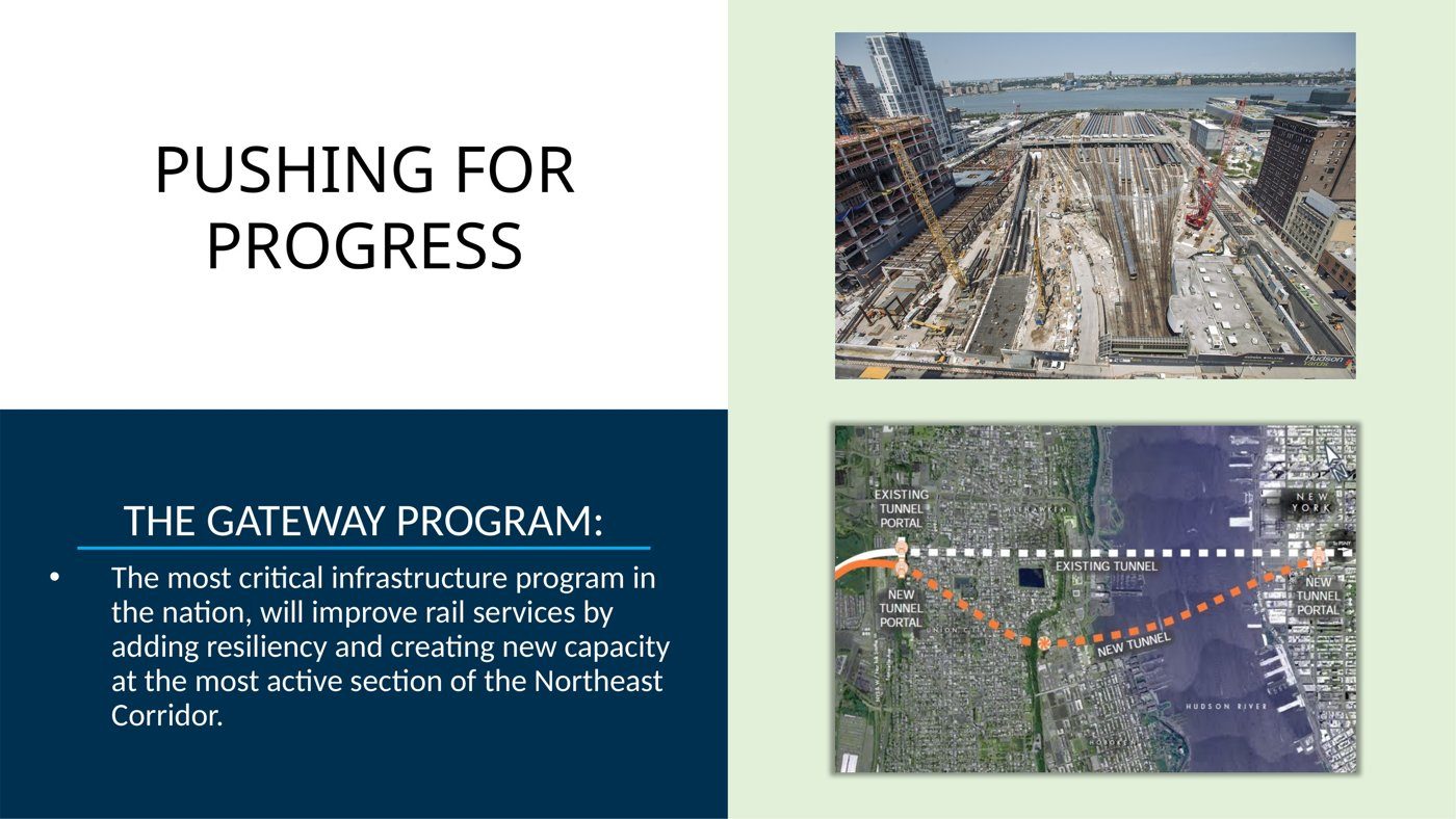 The Gateway Program presented as a regional infrastructure priority