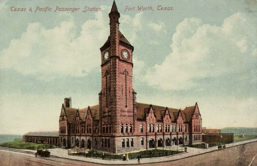 The terminus that went. The tower at T&P station once closed the south end of Main Street, and Hale said the courthouse still closes the north.