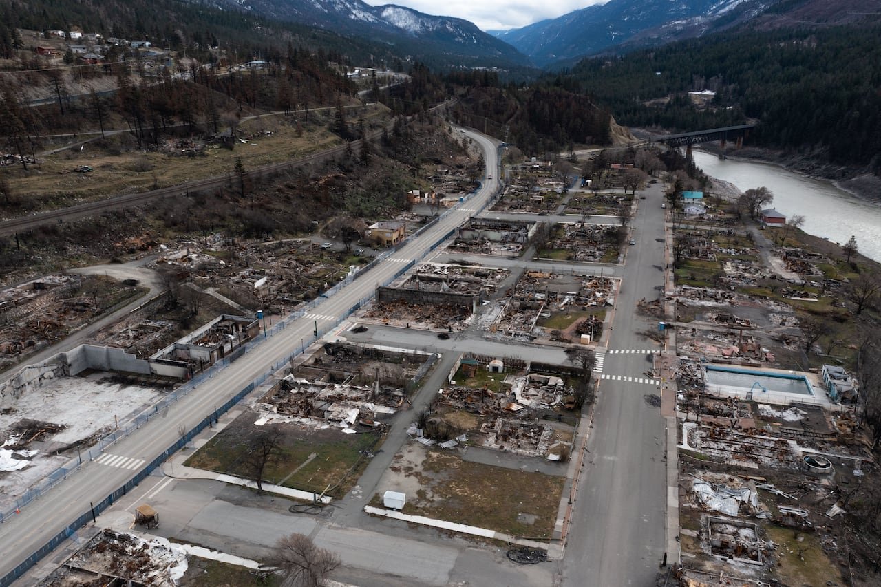 Lytton BC wildfire aftermath