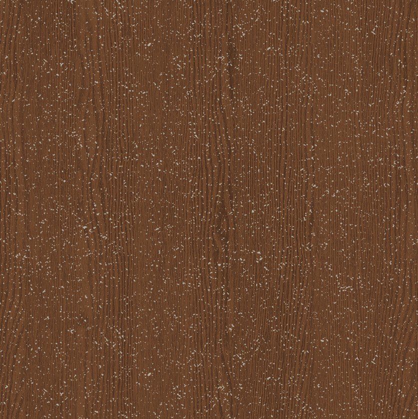 Timber-look aluminium finish sample