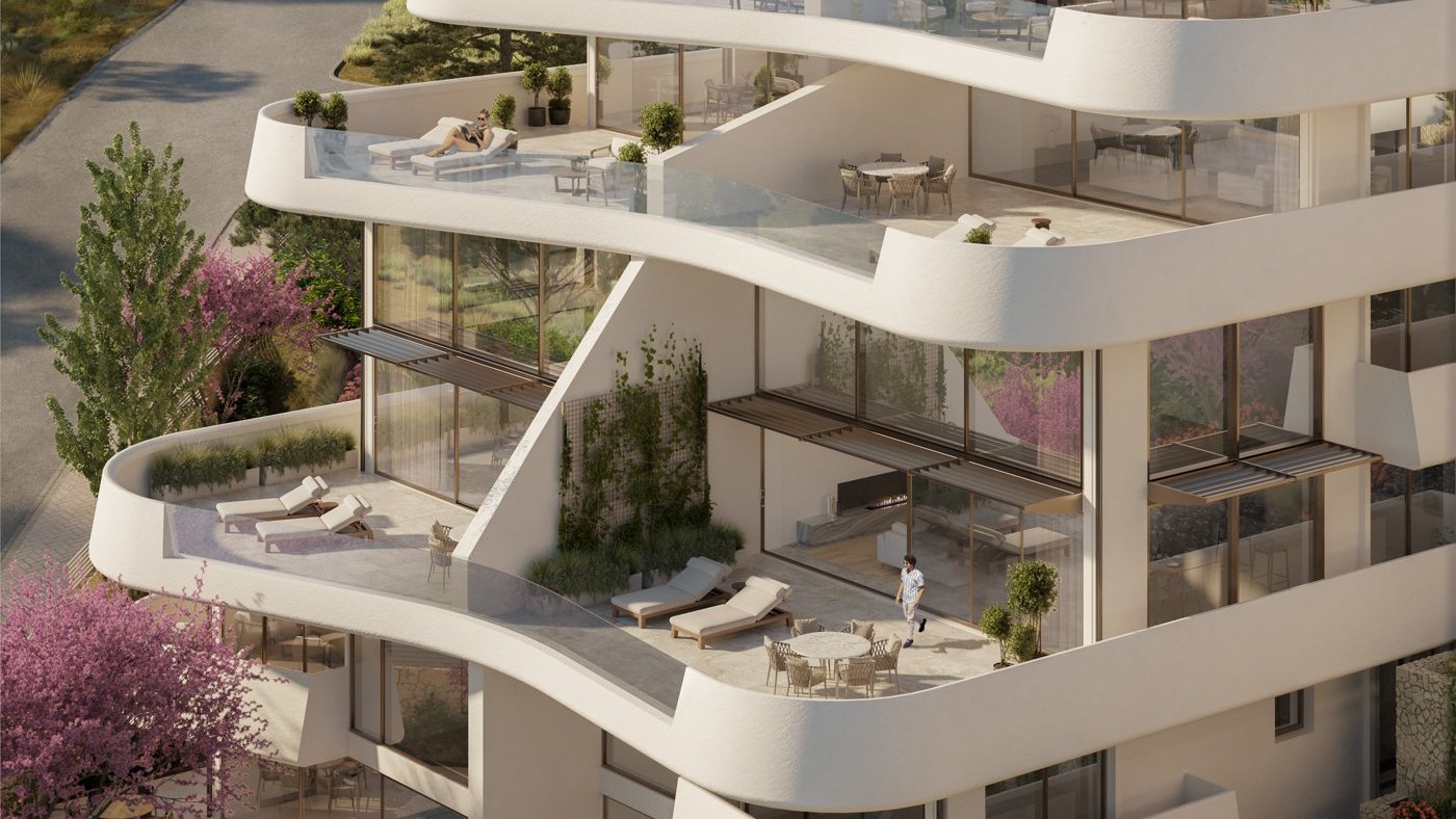 Terraced residential building