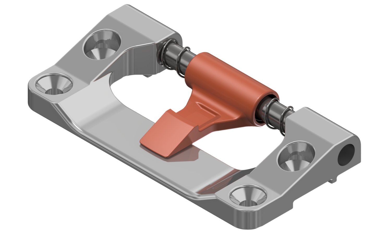 The second barrier. The catch is meant to hold the casement after the hardware and the first catch have both failed.