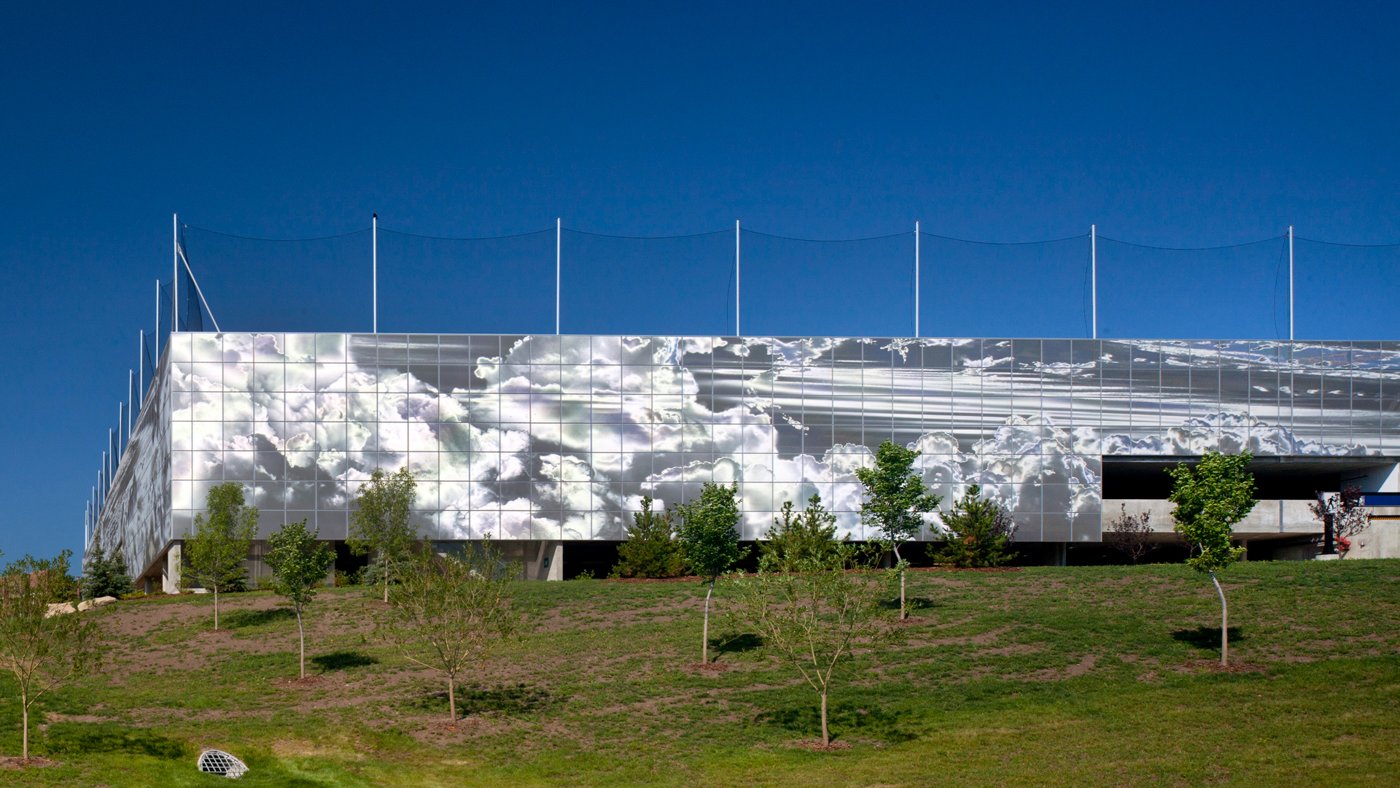 SAIT parkade Ombrae façade
