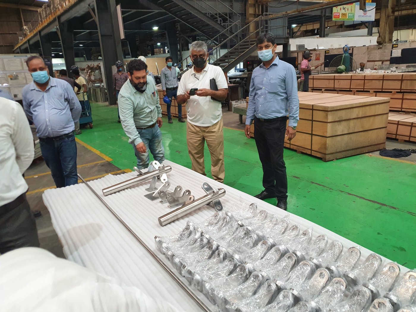 Made in NCR. Nothing could be imported, so struts, ear plates and rod lengths were prototyped locally before going into production.