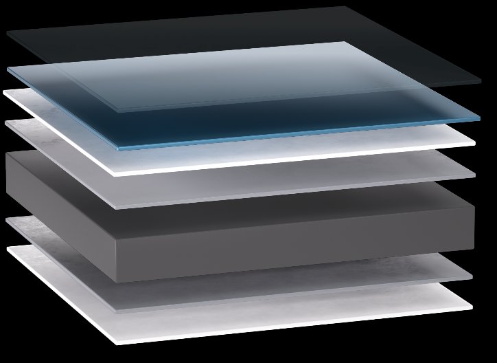 Primer, pigment, clear. Patterson said a two coat system stops at the pigment, and that a metallic or a coastal job adds the clear.