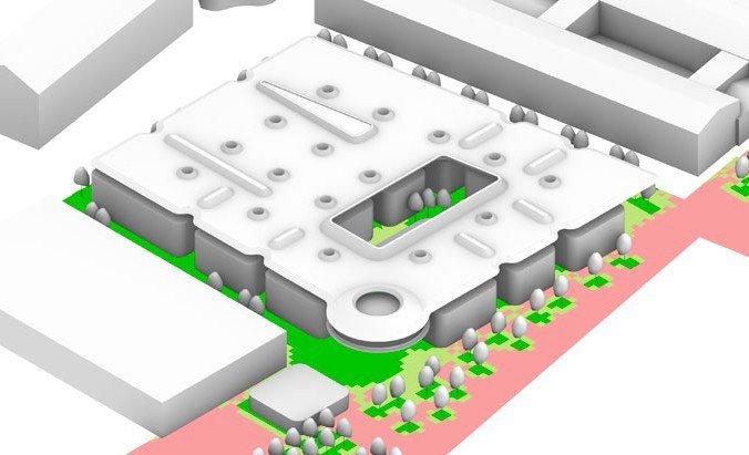 Outdoor thermal comfort and circulation study