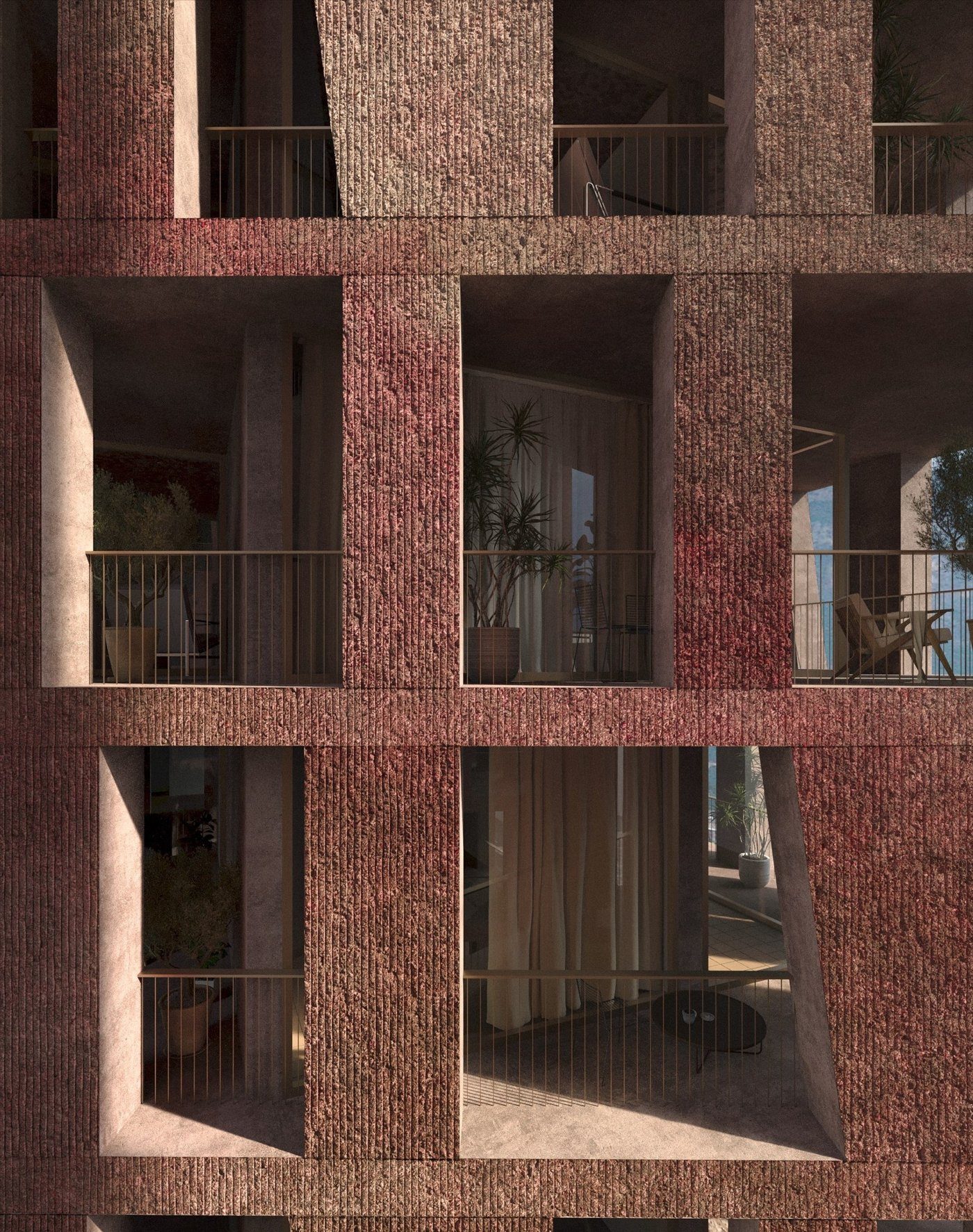 Tirana Tower facade pattern