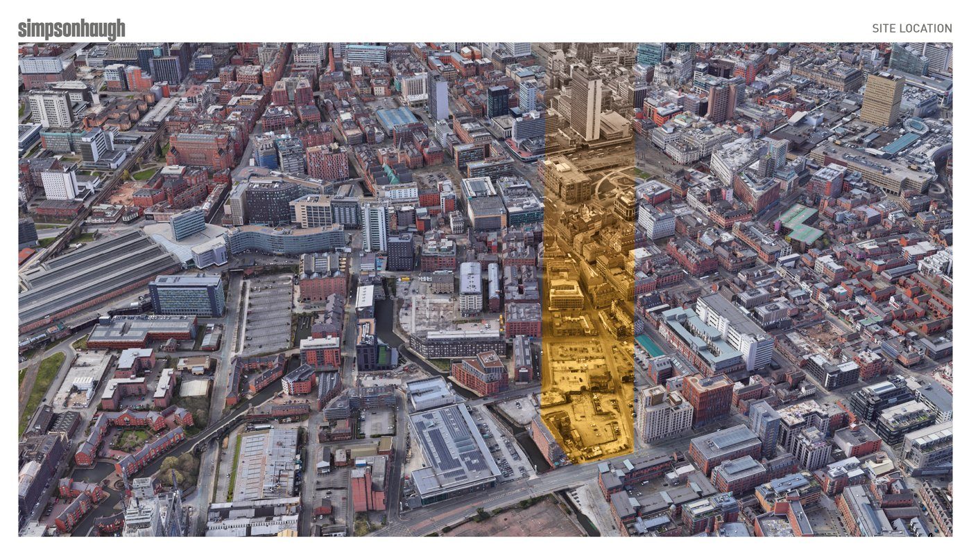 Aerial of the site