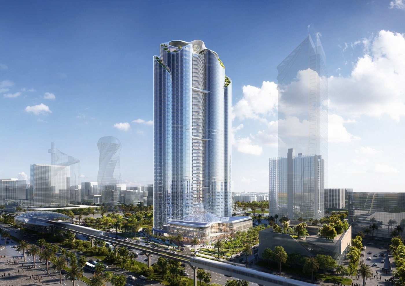 The Forbes International Tower study of blended systems
