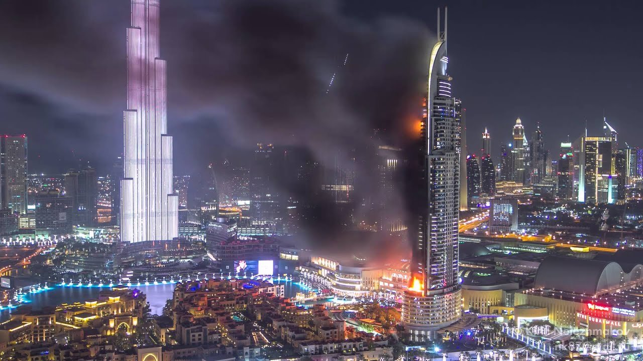 Address Downtown. A fire Bhasin described as closer to home and still fresh in memory, and one of those after which the UAE's civil defence tightened its requirements.