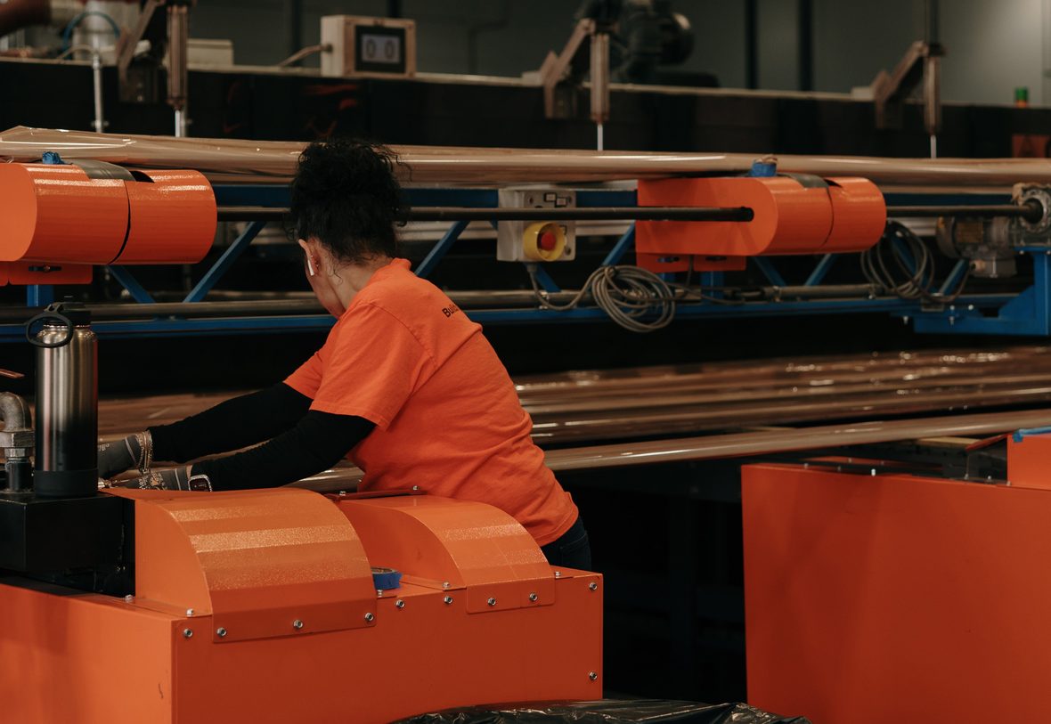 Aluminium sublimation manufacturing line