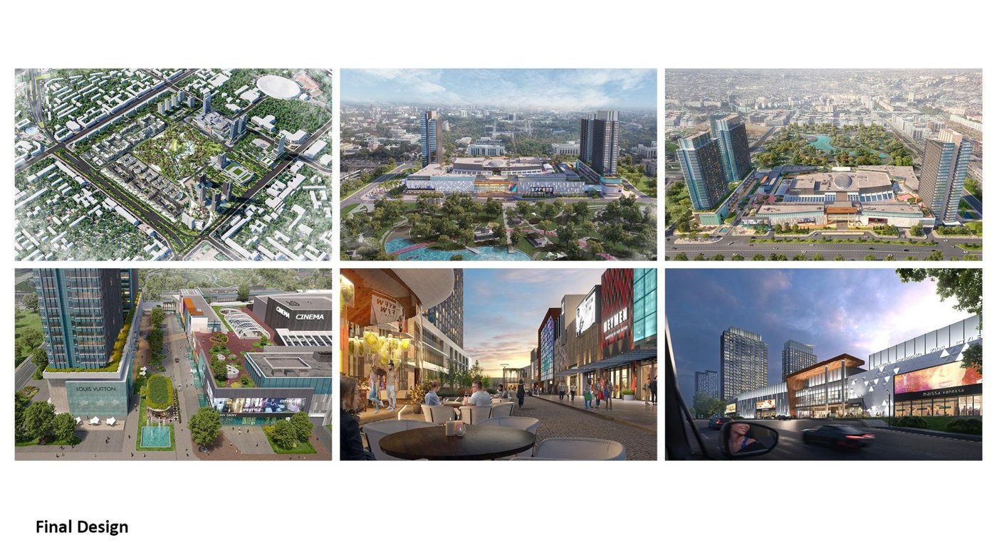 Tashkent City Lot 3 tasarım gelişimi