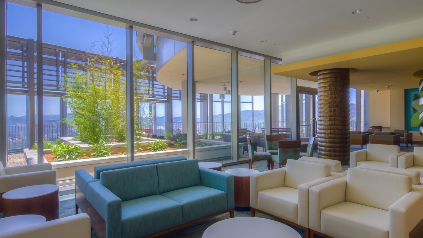 Not amenity. Patients with a strong connection to the outdoors heal faster and experience fewer complications, and Reyes said they require less pain medication.