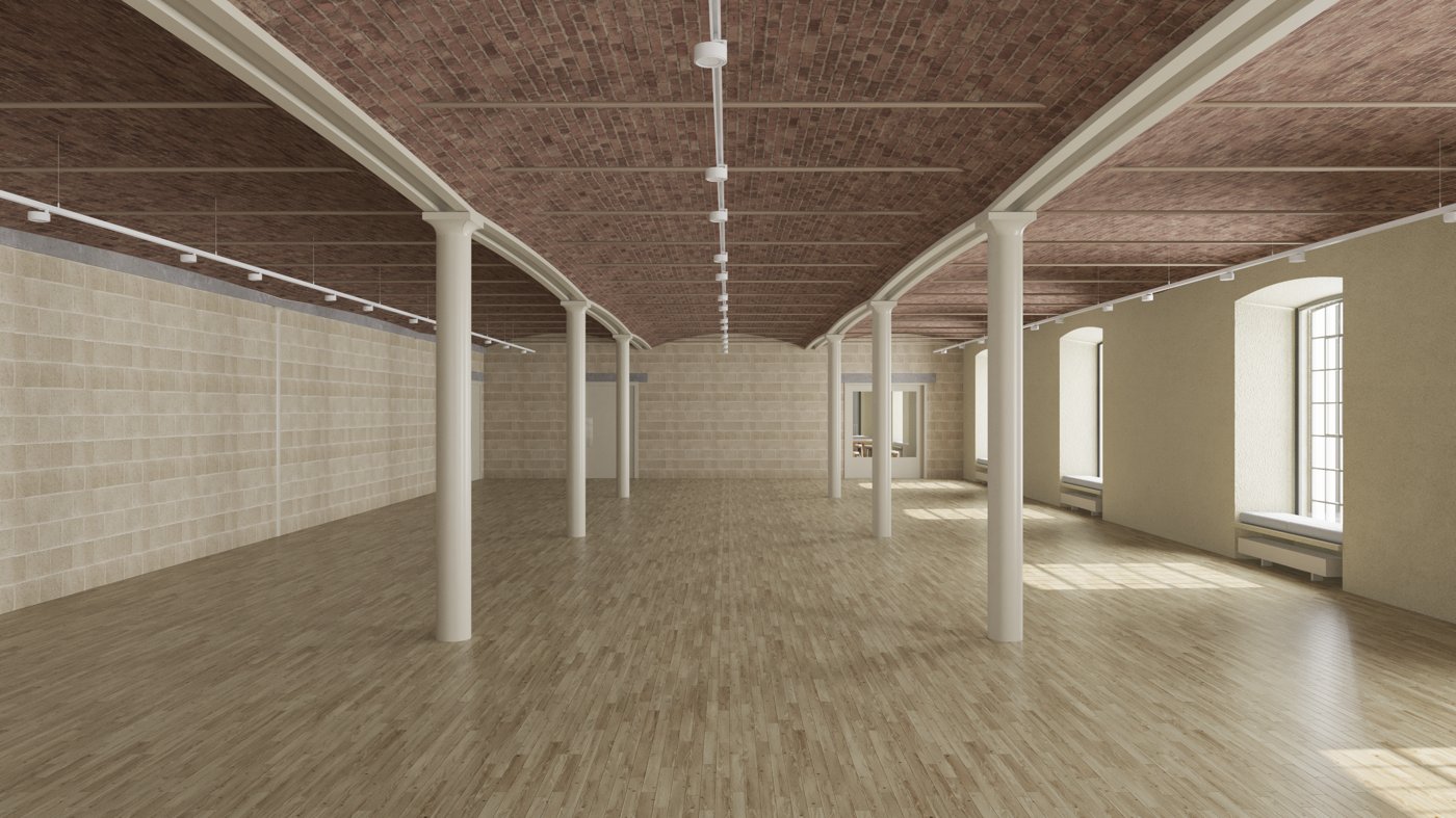 Brick and timber interior