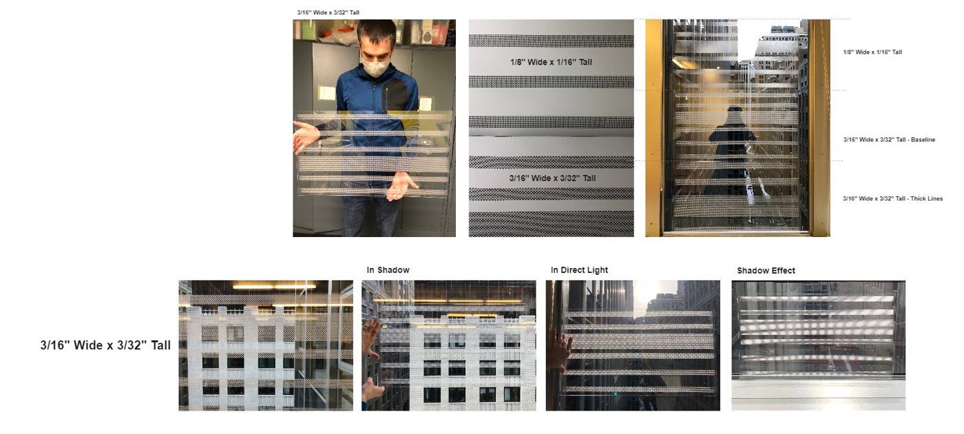 Full-scale tests translating the concept into glass