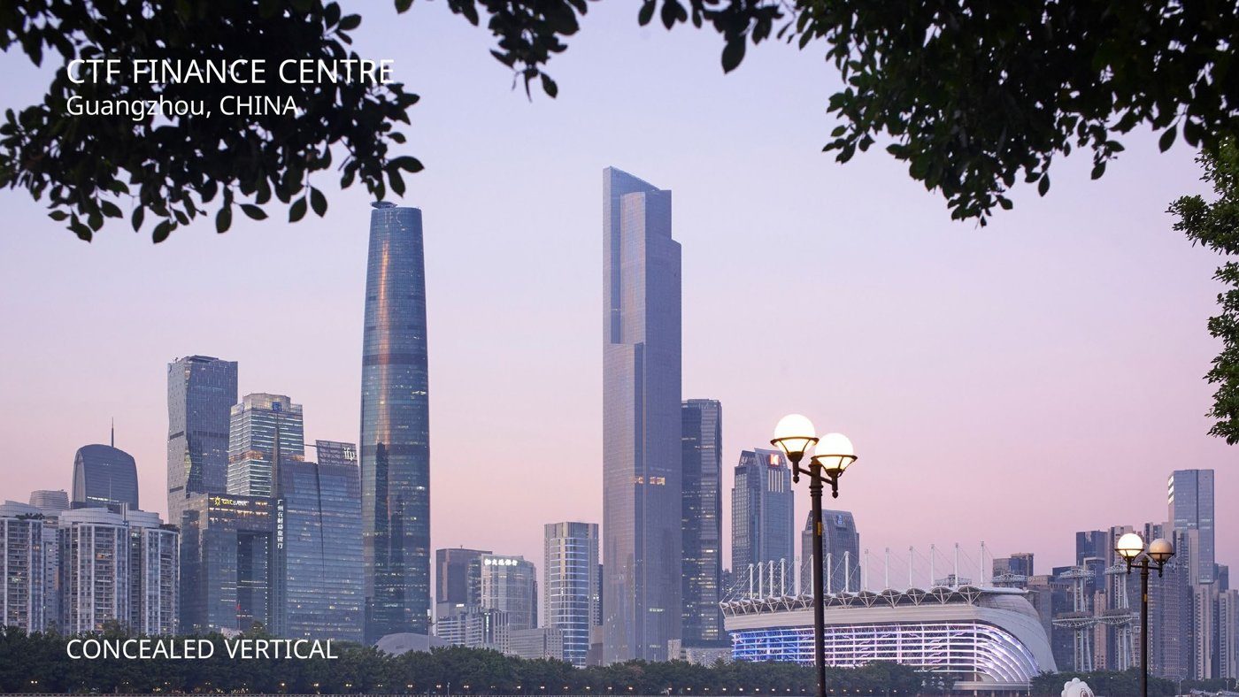 CTF Finance Centre's concealed vertical openings