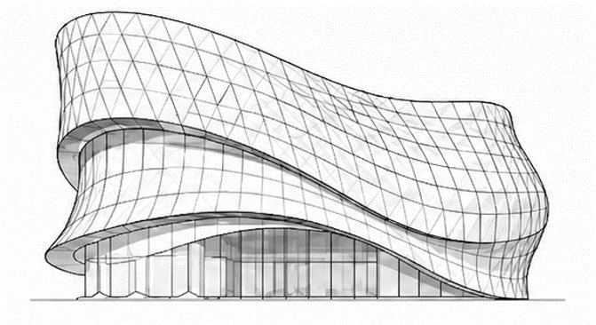 Modelo de superfície de geometria complexa