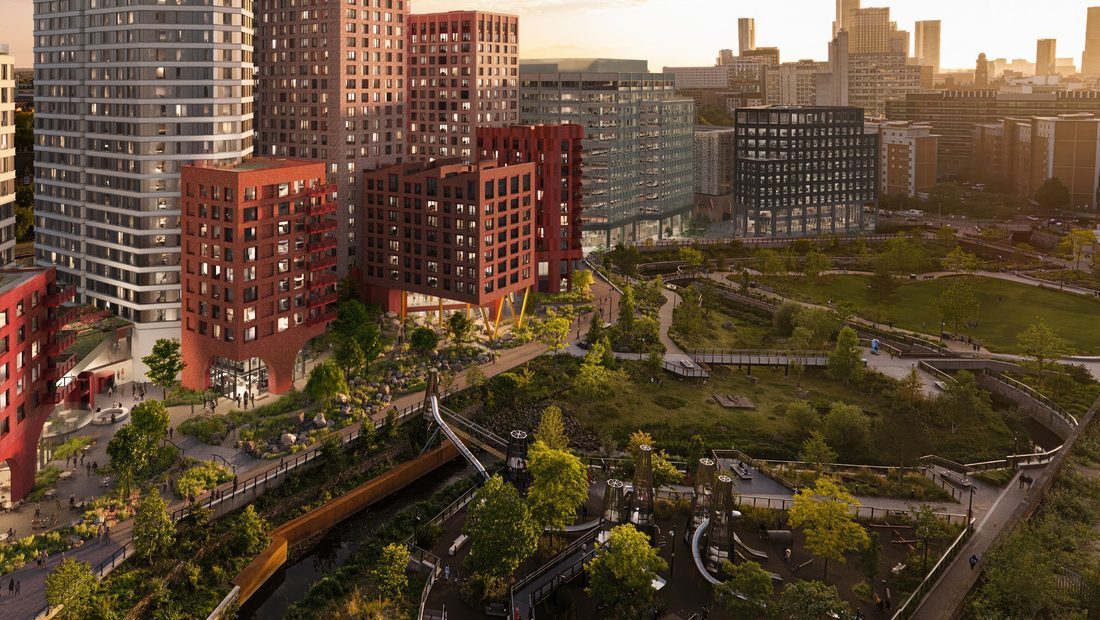 A Studio Egret West public realm view