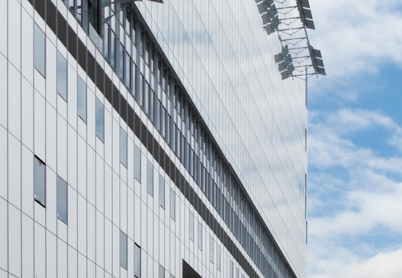 Vancouver honeycomb-panel façade