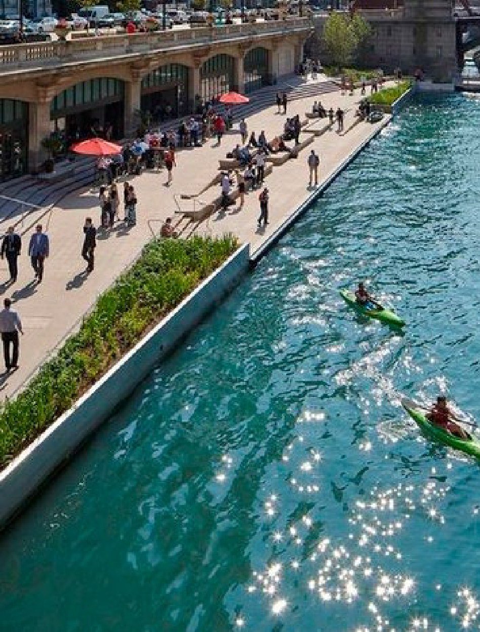 Waterfront public realm and landscape