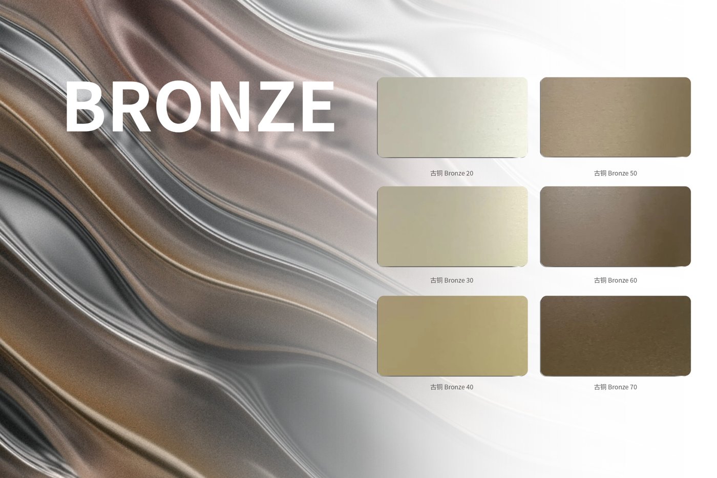 Anodised colour range