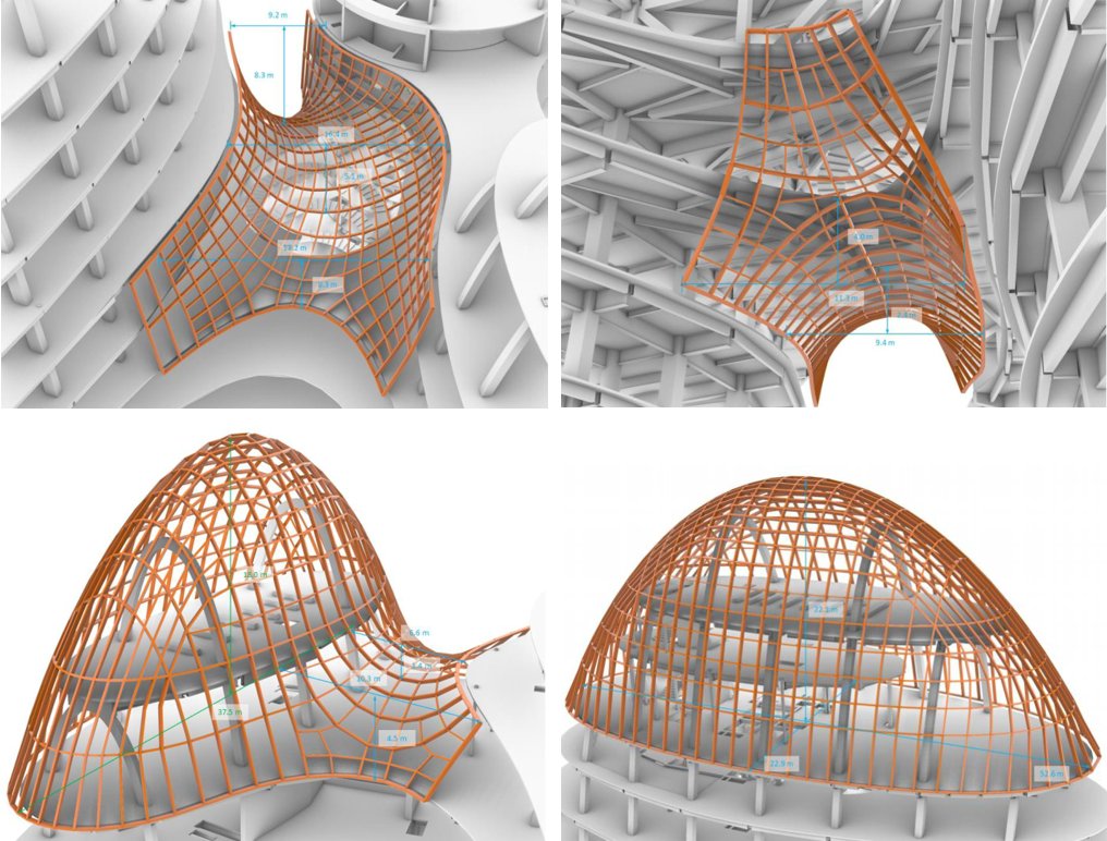 OPPO dome lattice geometry