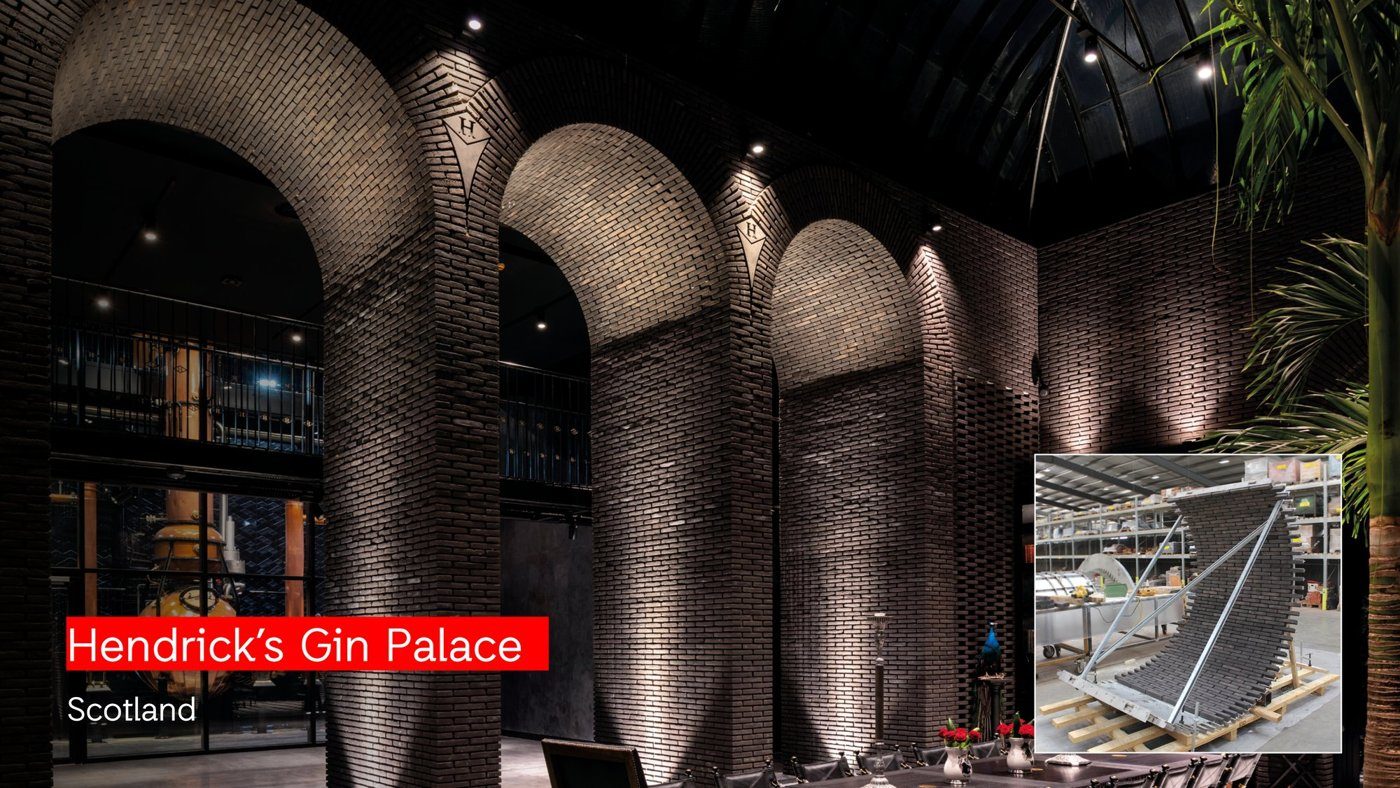 Hendrick's Gin Palace and its deep brick arches