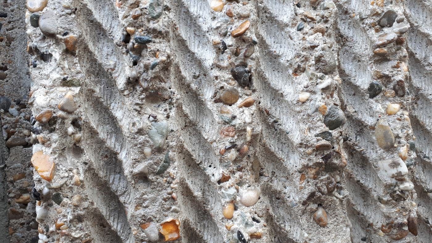 Textured substrate used in material trials