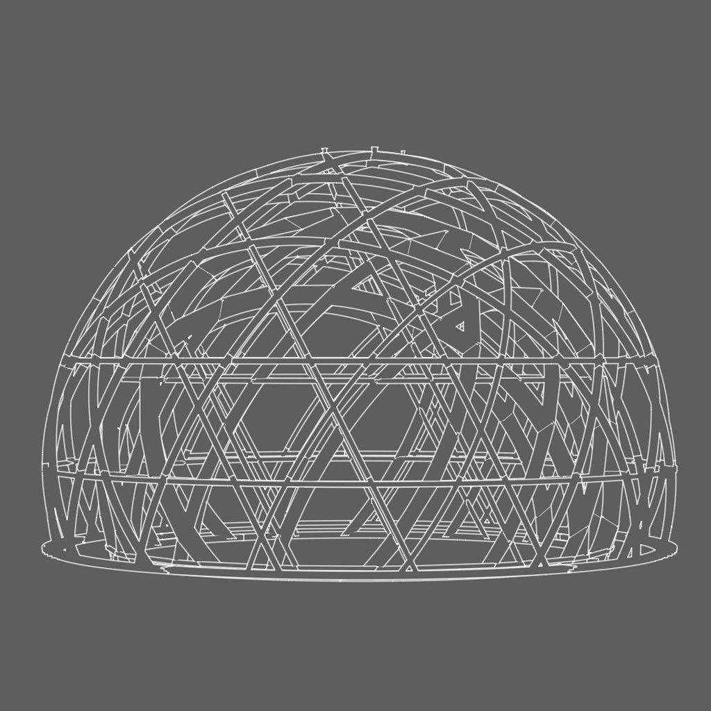 The outer dome becomes a machine