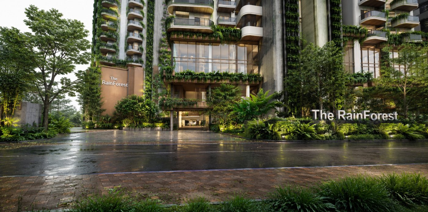 The Rainforest, Noida. The scheme that began as marshy land between two bird sanctuaries along the Yamuna.