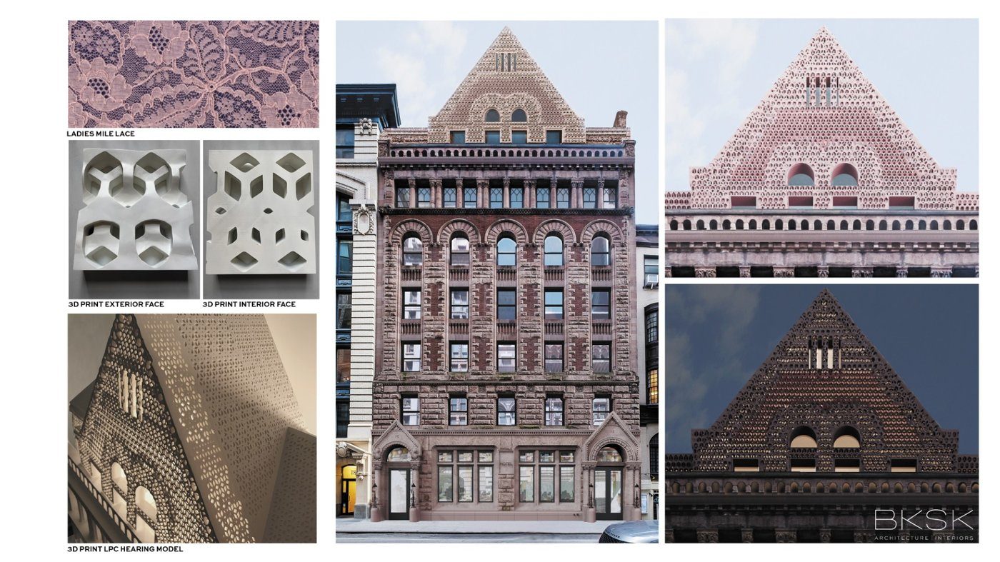 Historic precedents informing the façade language